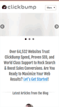 Mobile Screenshot of clickbump.com